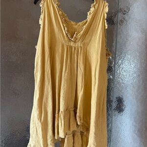 Magnolia Pearl Yellow Mini Dress - Love Collection
